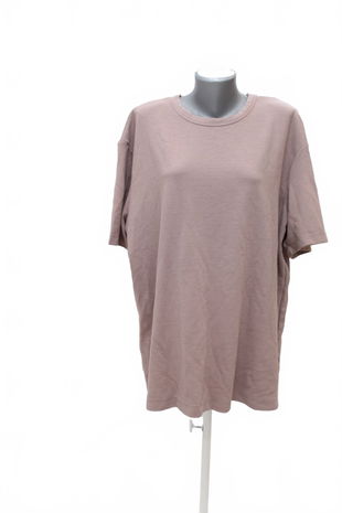 Dámské tričko F&F bez potisku, barva růžová, velikost 2XL