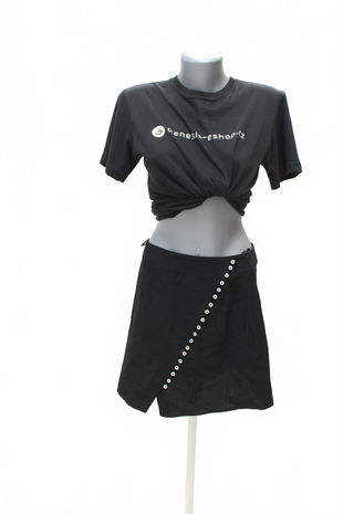 Dámska sukňa Zara, farba čierna, veľkosť M