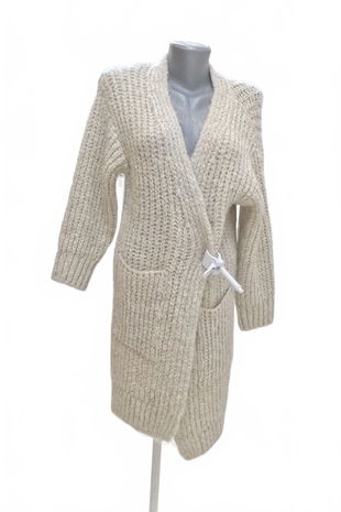 Dámsky kardigan Mango, farba béžová, veľkosť XS