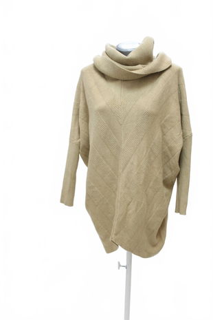 Dámský svetr Genesis, barva béžová, velikost XL