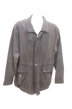 Pánský kabát Genesis, barva hnědá, velikost 3XL