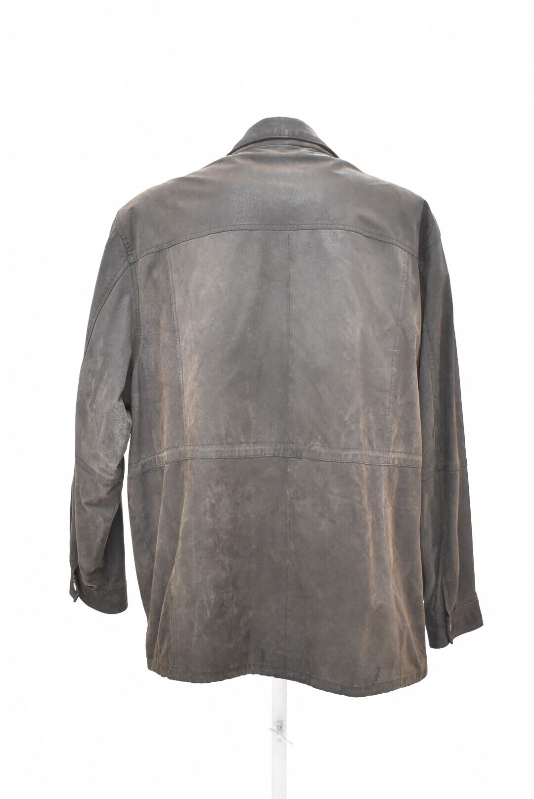 Pánský kabát Genesis, barva hnědá, velikost 3XL