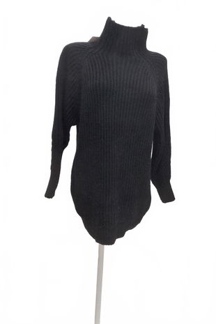 Dámsky sveter New Collection, farba čierna, veľkosť M