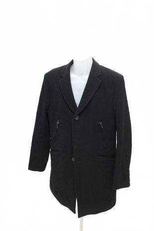 Pánský kabát Genesis, barva černá, velikost 52