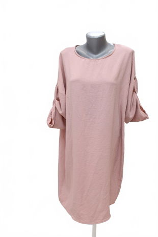 Dámske šaty Made In Italy, farba ružová, veľkosť L