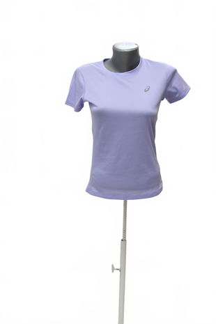Dámske tričko Asics bez potlače, farba fialová, veľkosť XS
