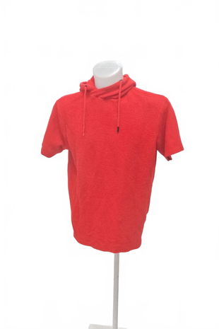 Pánské tričko Fishbone (Fsbn) bez potisku, barva červená, velikost L