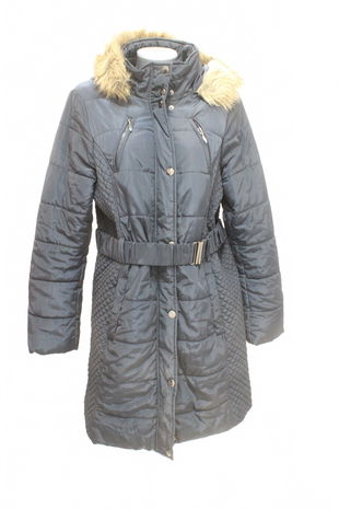 Dámská zimní bunda F&F, barva modrá, velikost XL