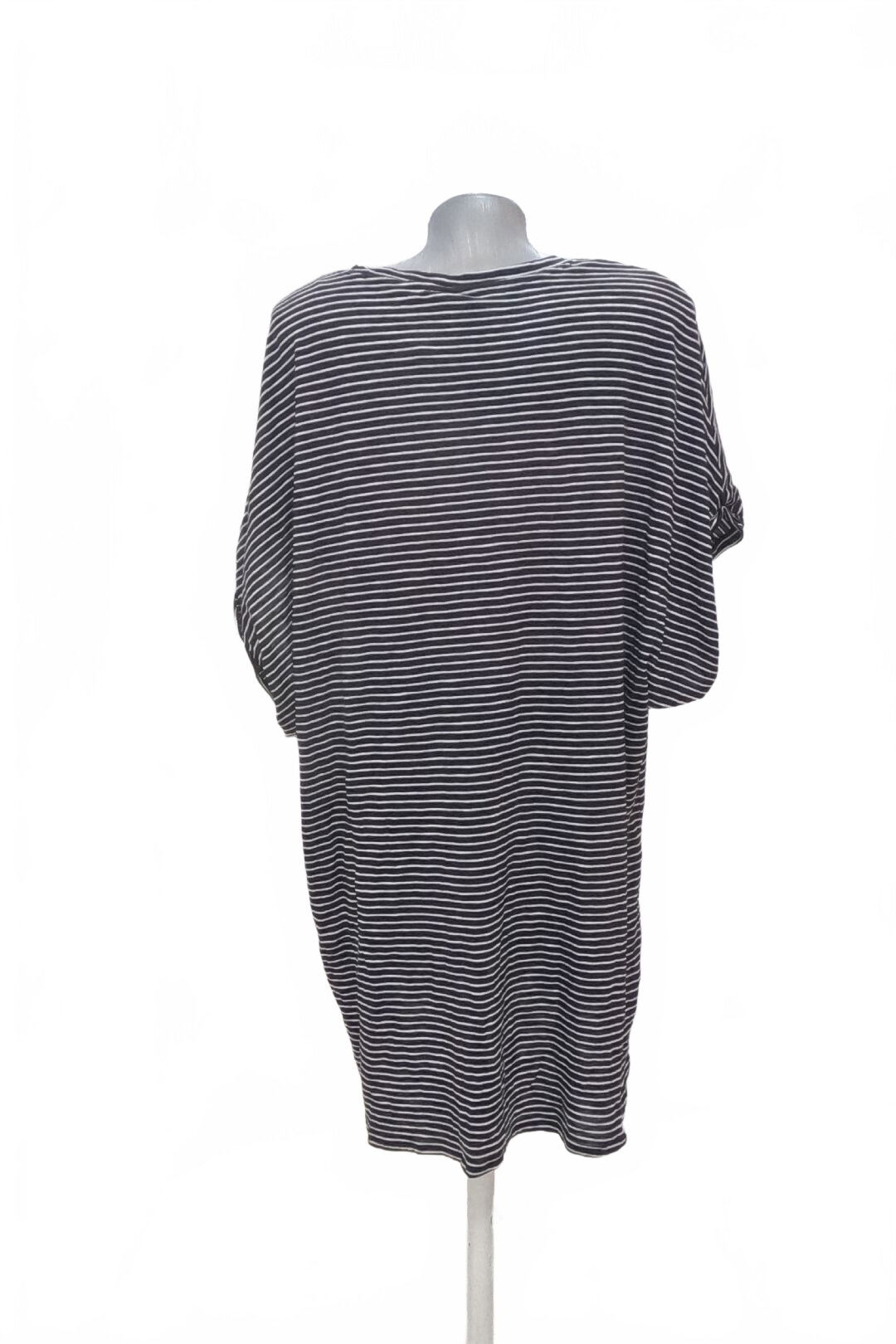 Dámské tričko Maxi Blue bez potisku, barva pruhovaná, velikost 54