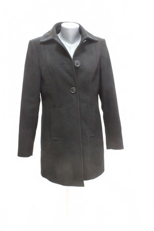 Dámsky kabát F&F, farba čierna, veľkosť 40