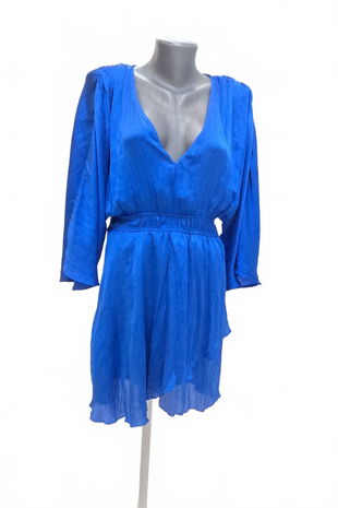 Dámske šaty Zara, farba modrá, veľkosť M