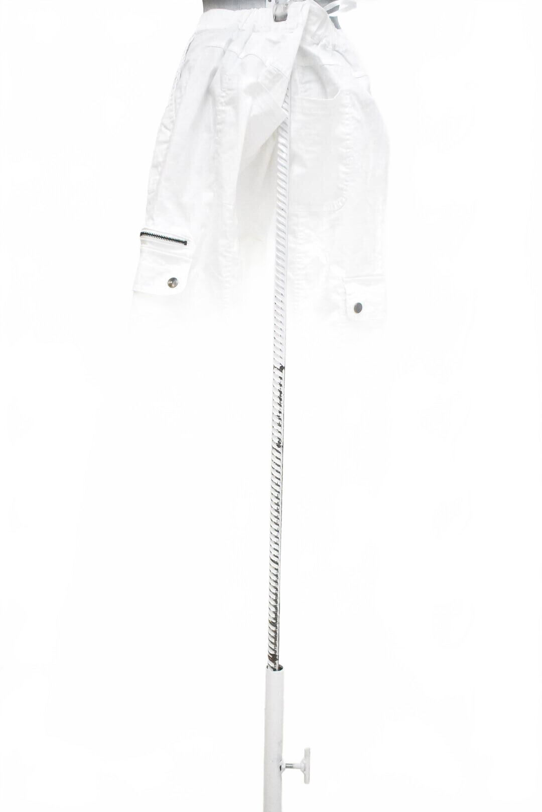 Dámské kalhoty Bpc Bonprix Collection, barva bílá, velikost 46