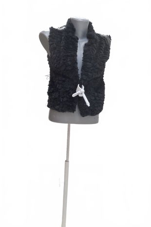 Dámska vesta Genesis, farba čierna, veľkosť XS