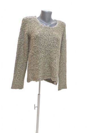 Dámsky sveter Amisu, farba hnedá, veľkosť M