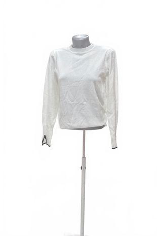 Dámsky sveter Fisherfield, farba biela, veľkosť 38