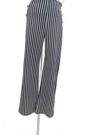 Dámske nohavice Made In Italy, farba pruhovaná, veľkosť 40