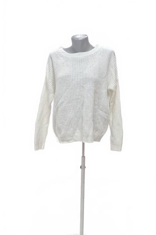 Dámsky sveter Janina, farba biela, veľkosť 40