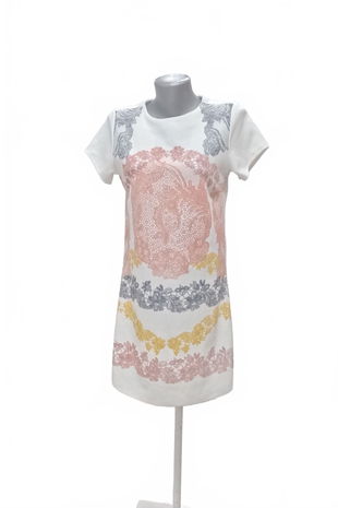 Dámske šaty Zara, farba vzorovaná, veľkosť M