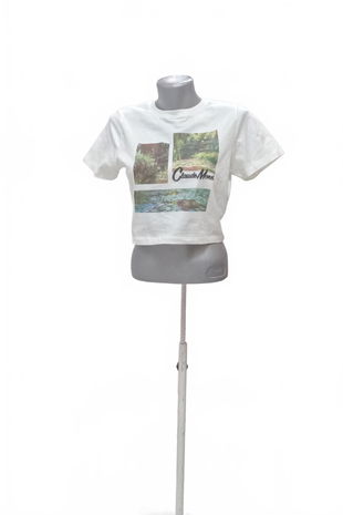 Dámske tričko Primark s potlačou, farba biela, veľkosť M