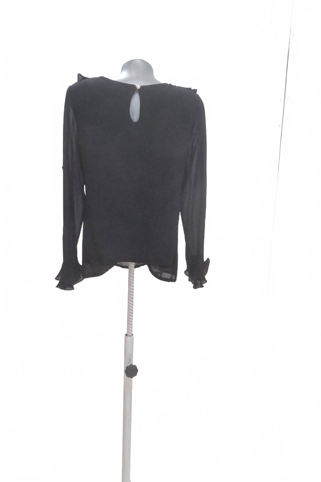 Dámska blúzka New Collection, farba čierna, veľkosť M