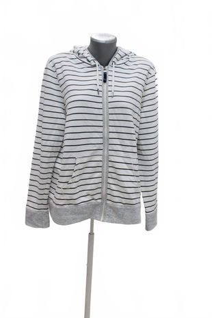 Dámska mikina C&A bez potlače, farba pruhovaná, veľkosť L