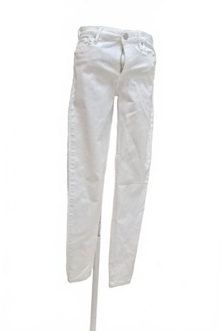 Dámske nohavice Mango, farba biela, veľkosť 36