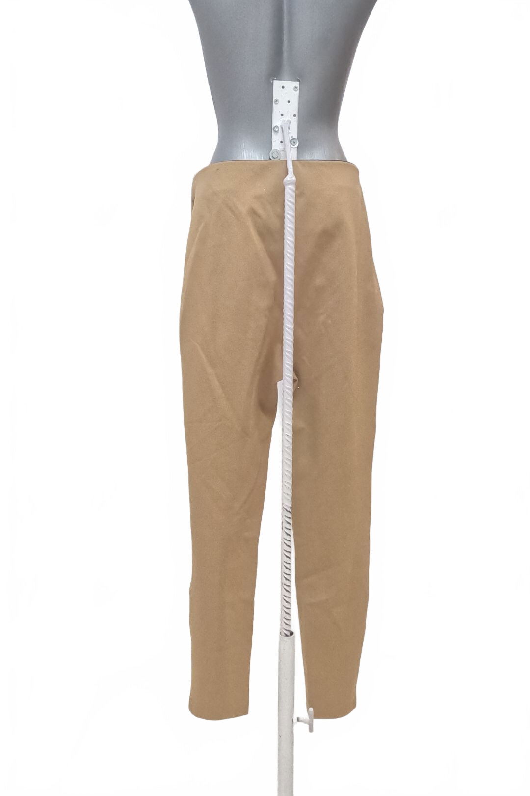 Dámske nohavice Zara, farba béžová, veľkosť L