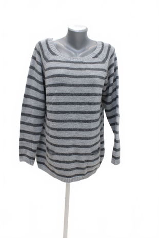 Dámsky sveter Gina Benotti, farba pruhovaná, veľkosť 44
