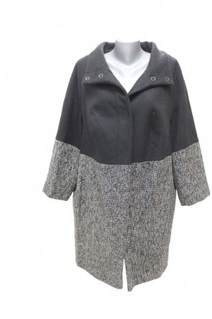 Dámský kabát F&F, barva vícebarevná, velikost 48