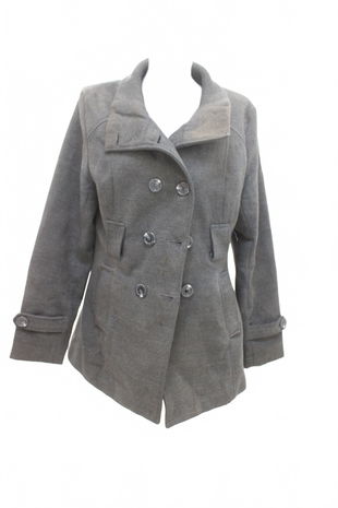 Dámsky zimný kabát Colloseum, farba sivá, veľkosť L