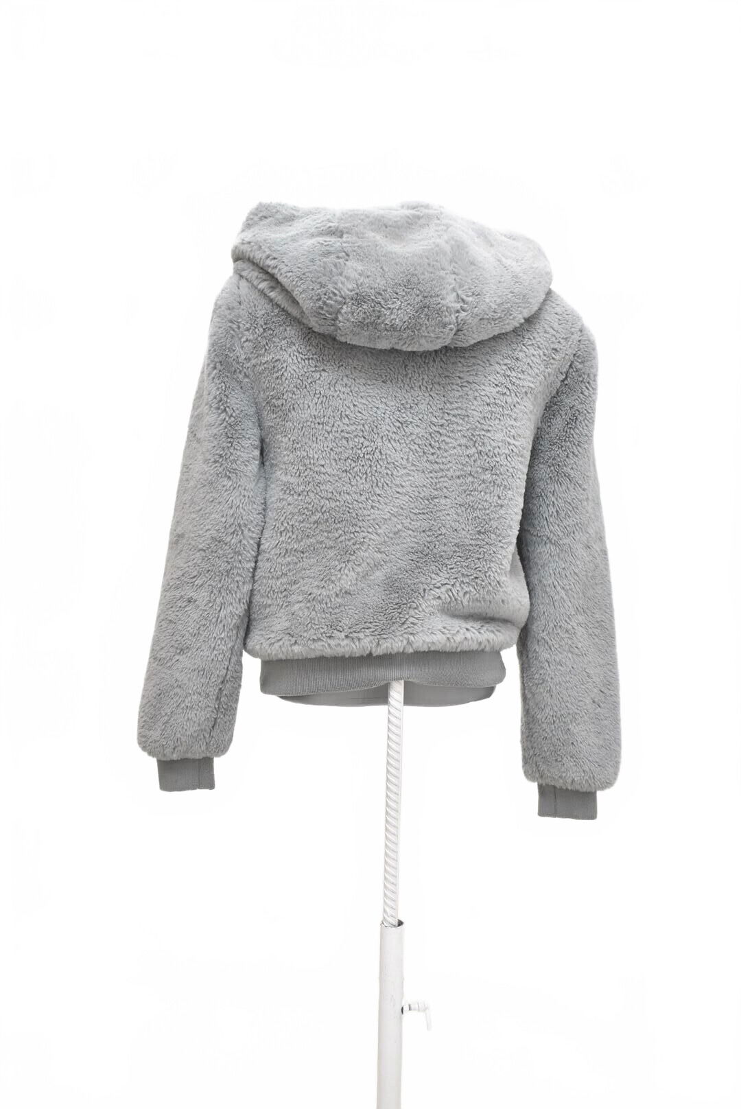 Dievčenská mikina New Look bez potlače, farba sivá, veľkosť 12-13 r