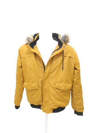Pánská zimní bunda Jean Pascale, barva žlutá, velikost L