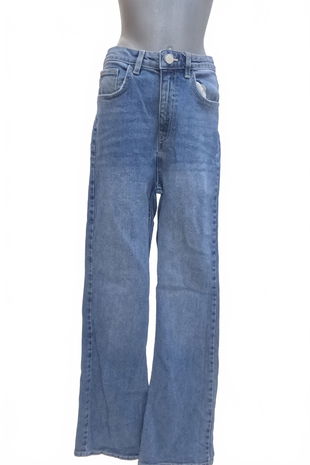 Dámske nohavice Sinsay, farba denim, veľkosť 38