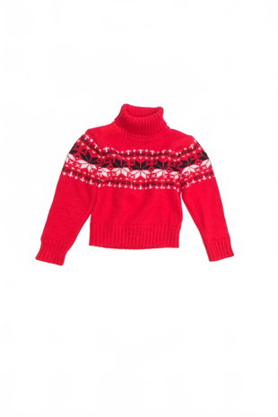 Dievčenský sveter Genesis, farba vzorovaná, veľkosť 3-4 r