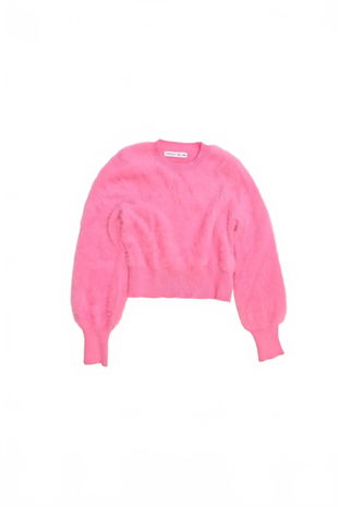 Dievčenský sveter Terranova, farba ružová, veľkosť 140