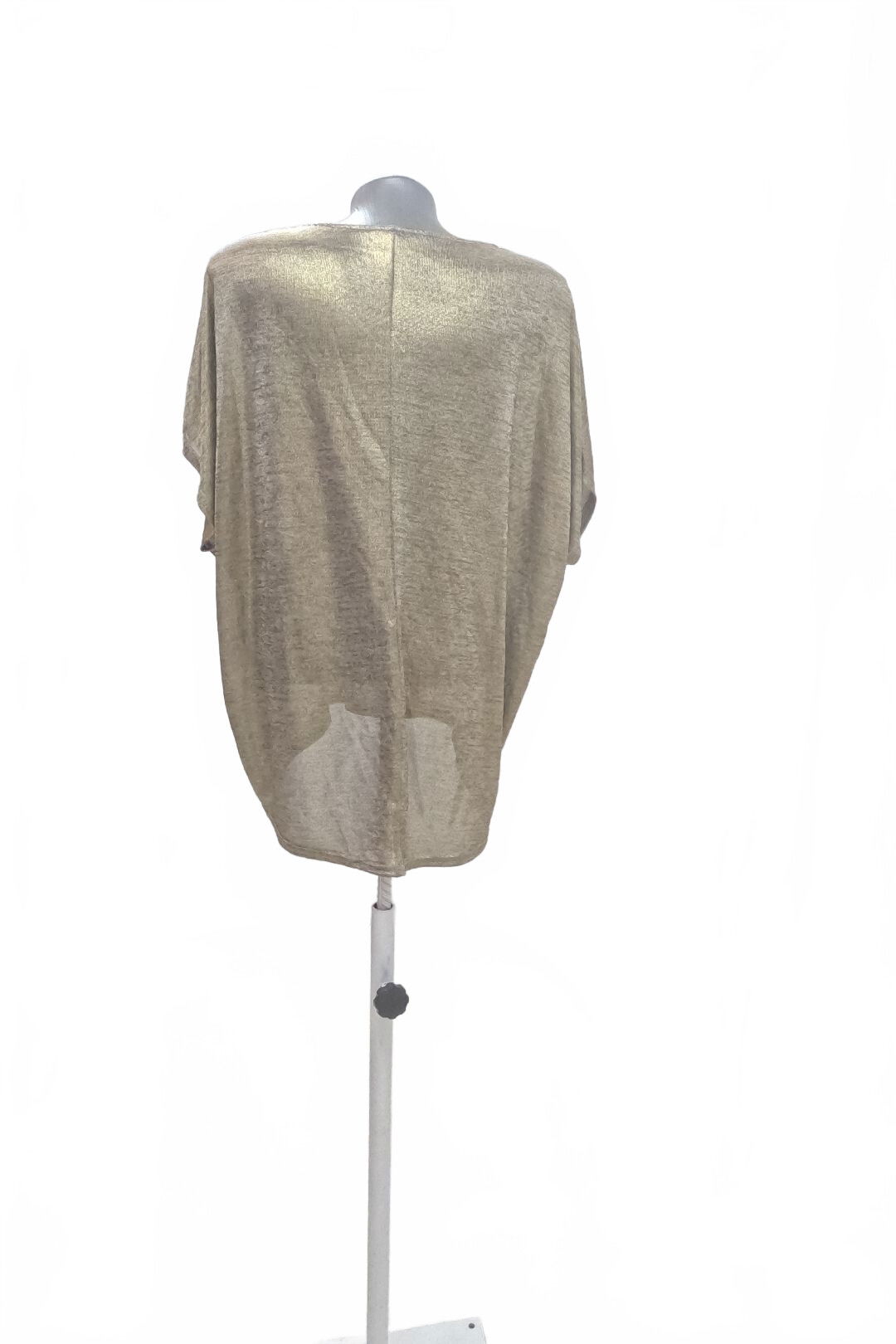 Dámske tričko Janina bez potlače, farba zlatá, veľkosť 44