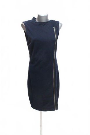 Dámske šaty Mohito, farba modrá, veľkosť L