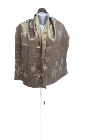 Dámský šátek Genesis, barva hnědá