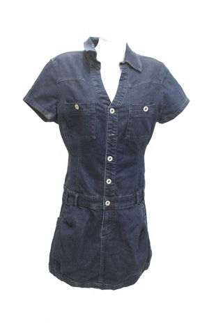 Dámske šaty Rainbow, farba denim, veľkosť M