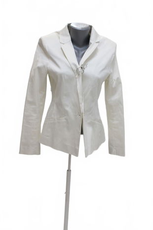 Dámske sako F&F, farba biela, veľkosť 38