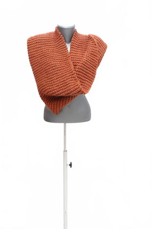 Dámská šála Genesis, barva hnědá