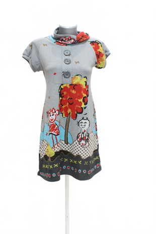 Dámske šaty Smash!, farba vzorovaná, veľkosť M