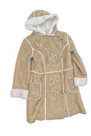 Dievčenský zimný kabát Cherokee, farba viacfarebná, veľkosť 8-9 r