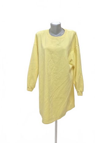 Dámska mikina Esmara bez potlače, farba žltá, veľkosť L