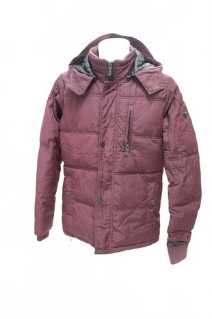 Pánská zimní bunda Lee Cooper, barva bordó, velikost M