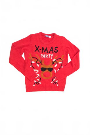 Dievčenský sveter Pepperts, farba červená, veľkosť 146