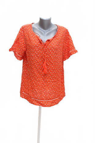 Dámske tričko Gina bez potlače, farba vzorovaná, veľkosť 44