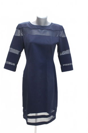 Dámske šaty Genesis, farba modrá, veľkosť 38