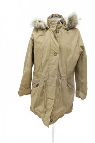 Dámská zimní bunda Reserved, barva hnědá, velikost 46