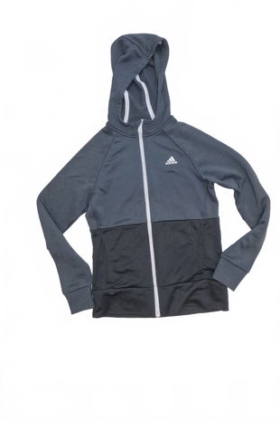 Dievčenská mikina Adidas s potlačou, farba viacfarebná, veľkosť 164